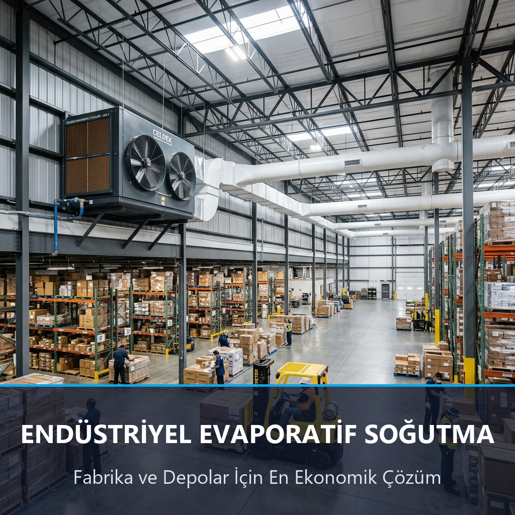 Endüstriyel Evaporatif Soğutma: Fabrika ve Depo İçin En Ekonomik Çözüm